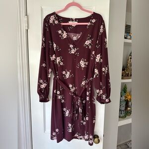 LOFT Floral Dress